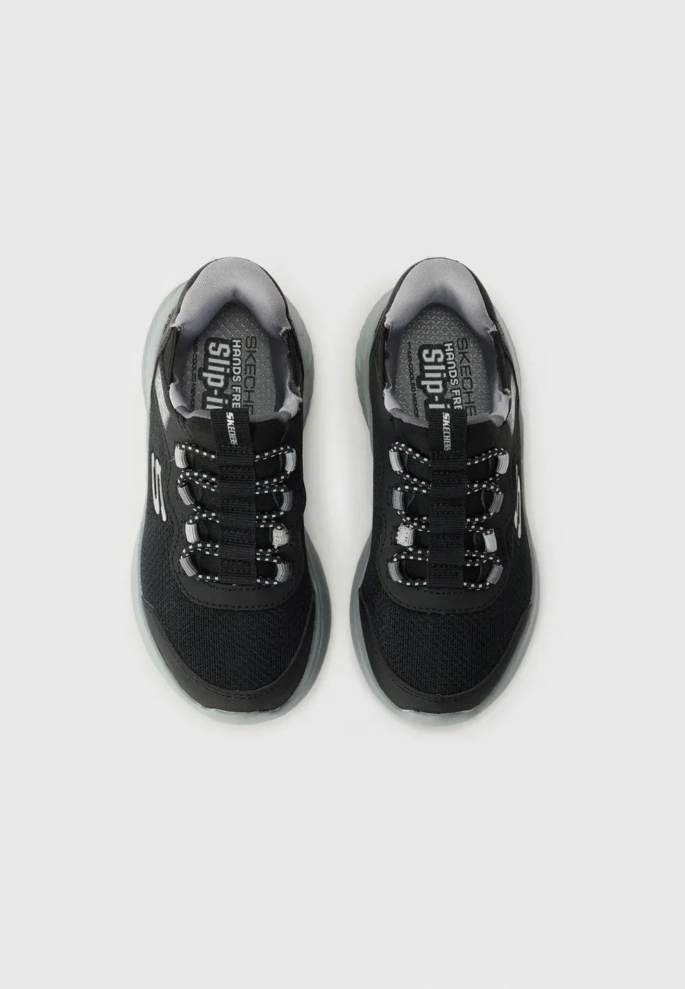 Баундер - кроссовки Skechers, Black/Charcoal — фото 4
