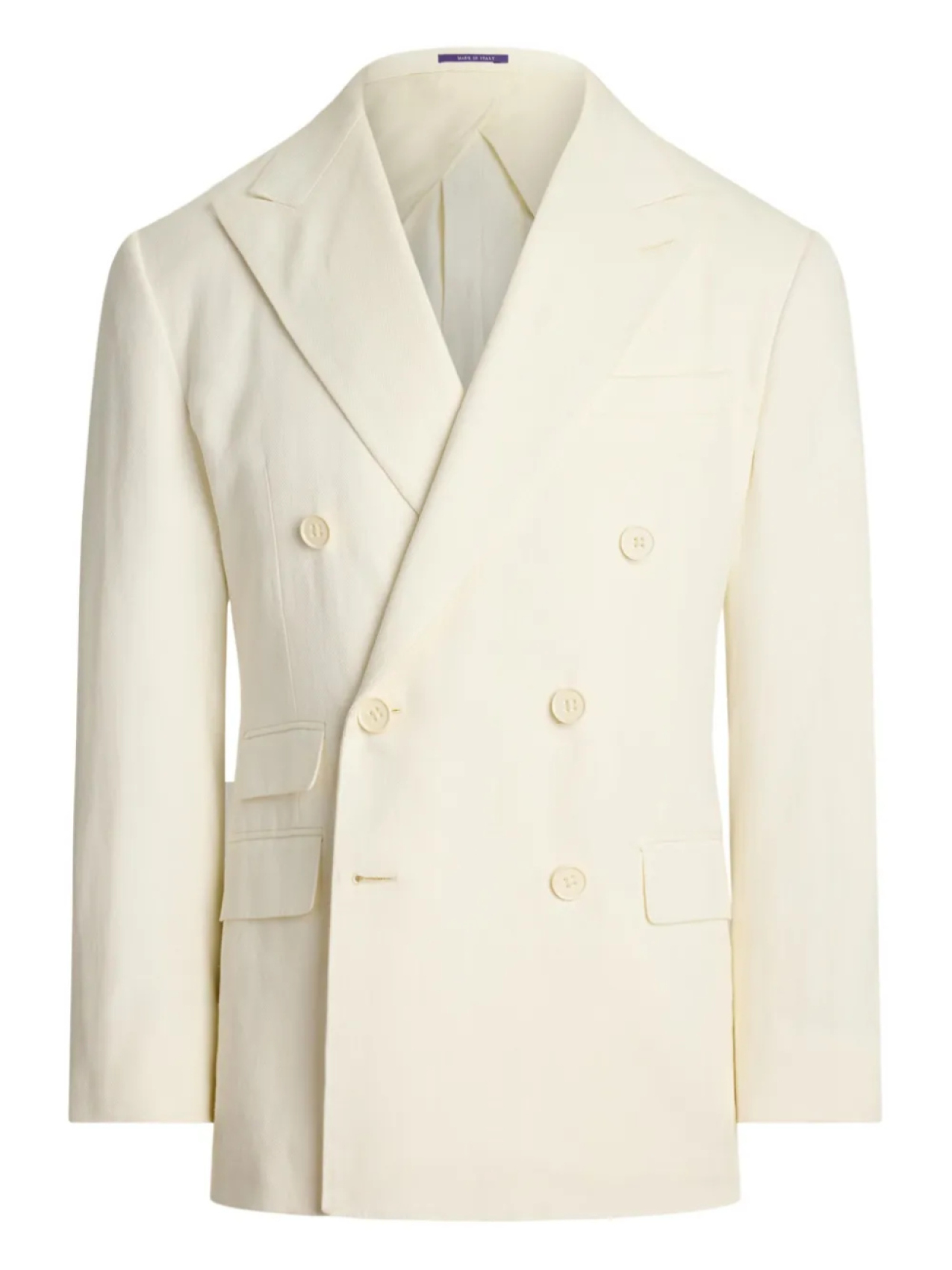 

Пиджак с узором в елочку Ralph Lauren Purple Label, белый