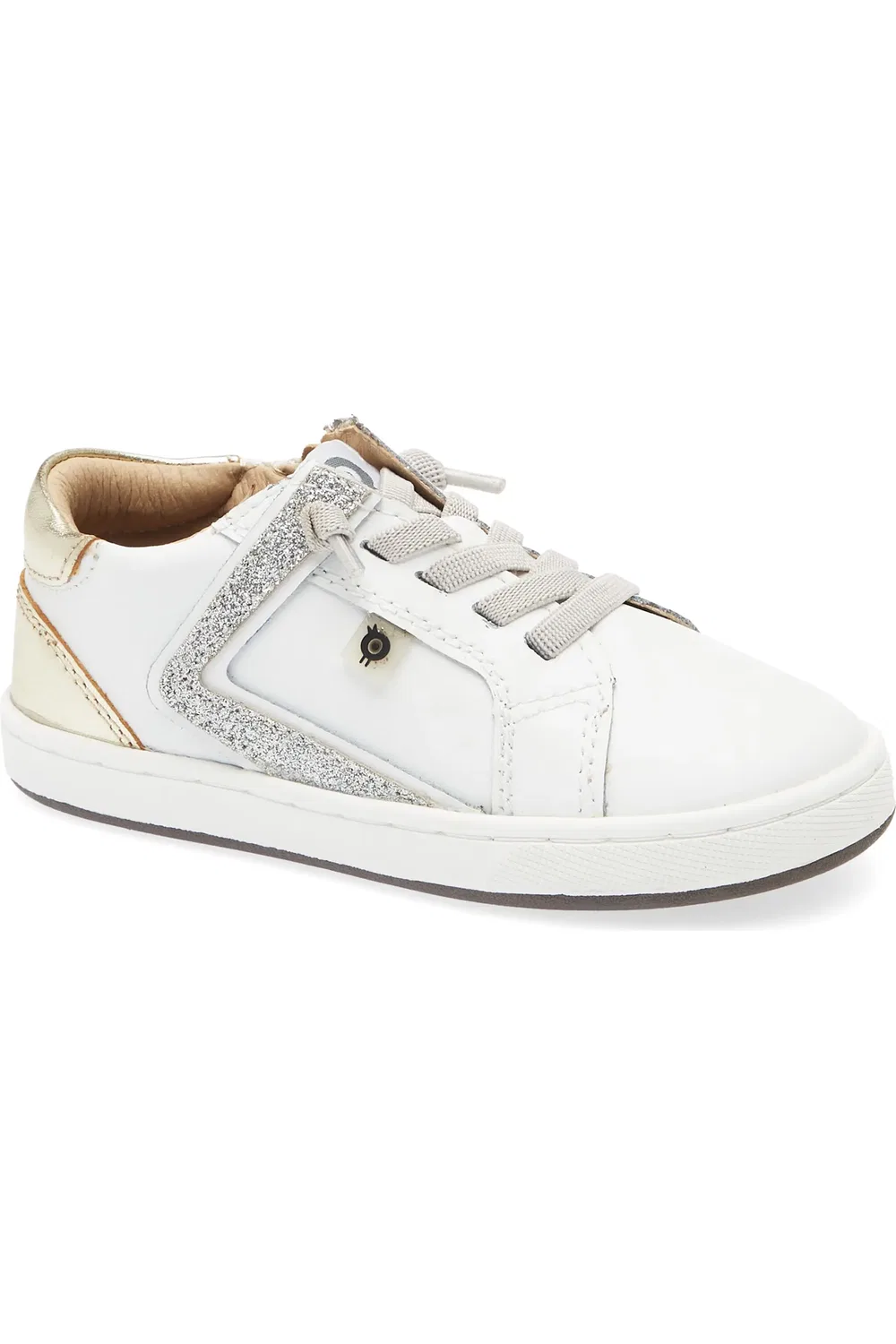 Детские кеды на плоской подошве Sash Runner OLD SOLES, Snow/Gold/Glam Argent