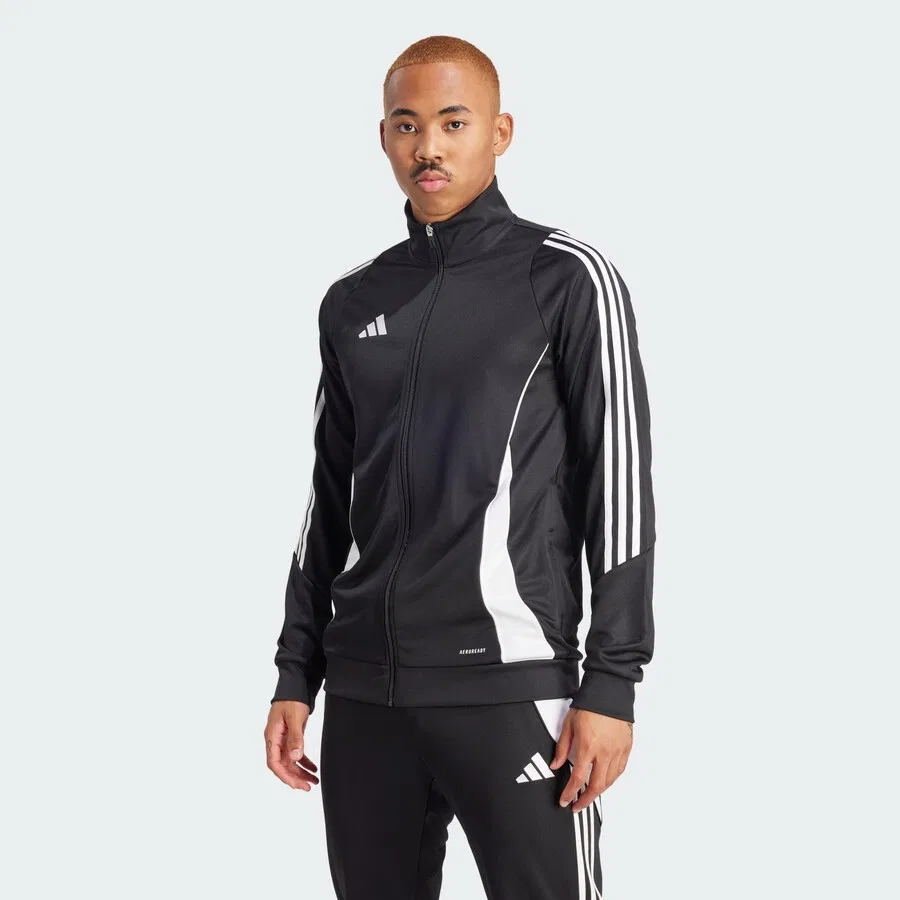 Тренировочная куртка ADIDAS PERFORMANCE 'Tiro 24' черного цвета — фото 3