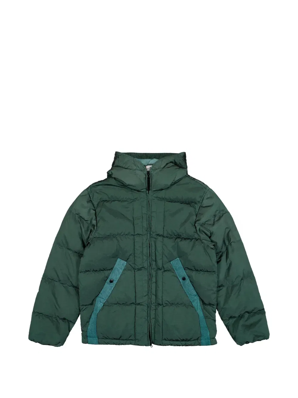 Куртка пуховая 4100019 Stone Island, зеленый