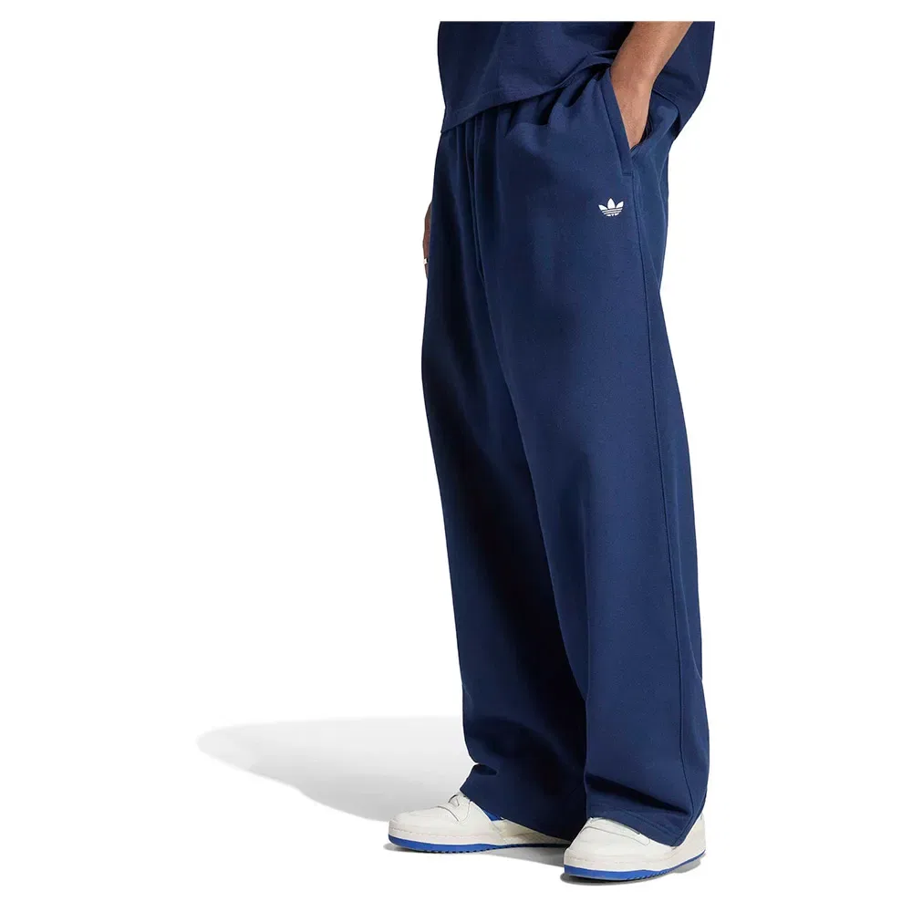 Мужские свободные штаны с открытым низом Trefoil Essentials Baggy Open Hem Adidas Originals, Blue