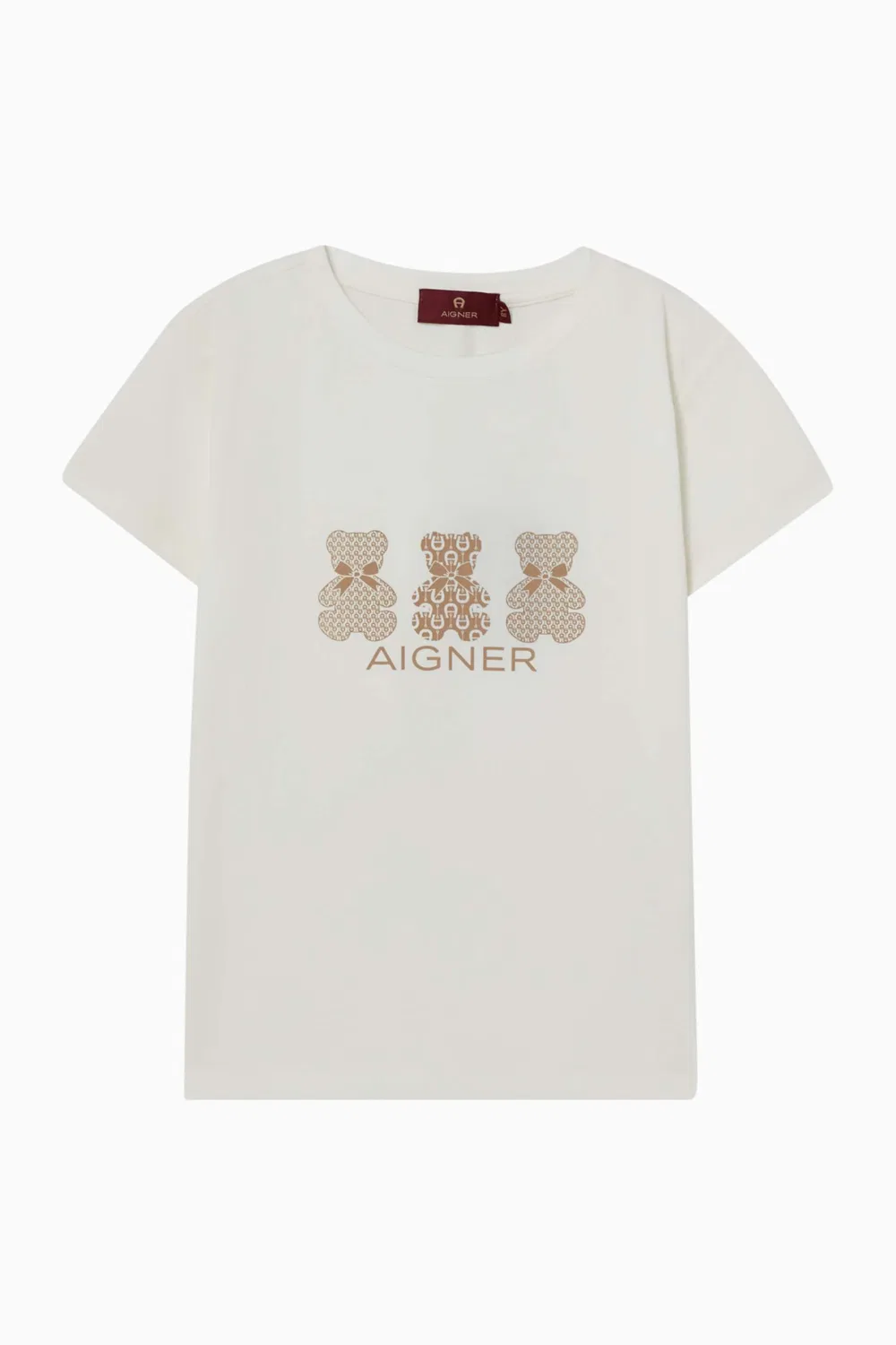 Футболка с принтом Three Teddy Bear Logo AIGNER