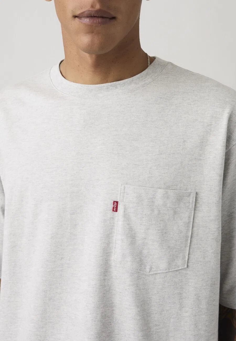 Рубашка LEVI'S серого цвета с пятнистым рисунком — фото 4