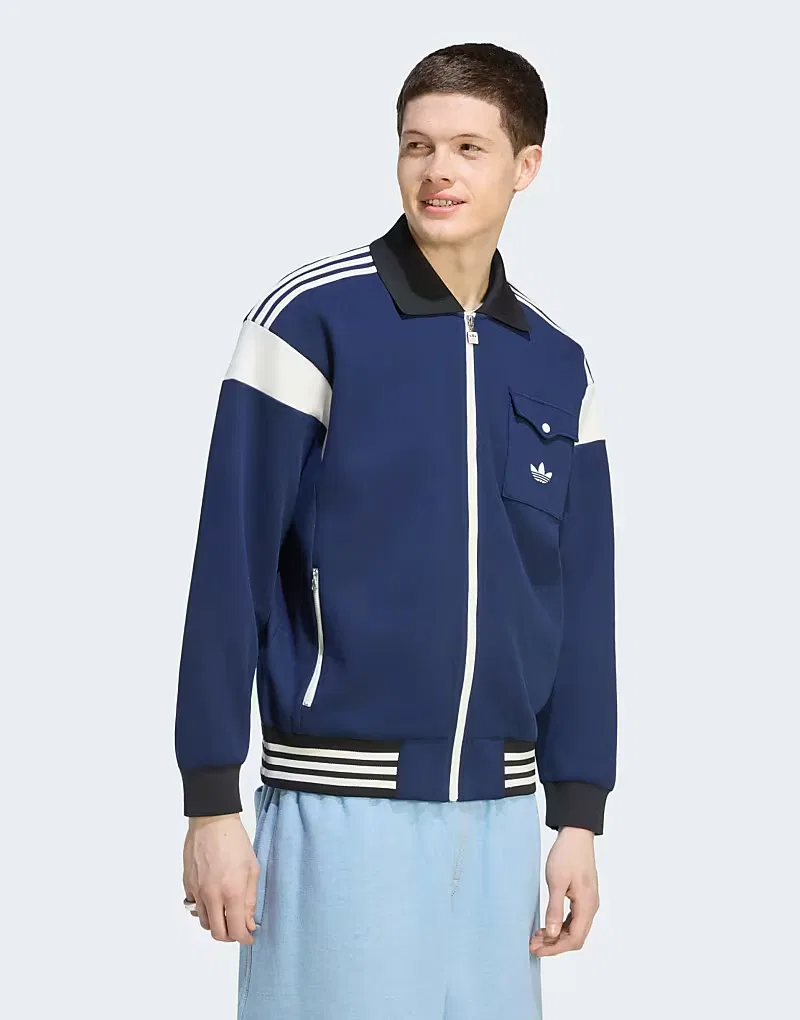 Спортивная футболка Adidas Originals, размер M, ночной индиго