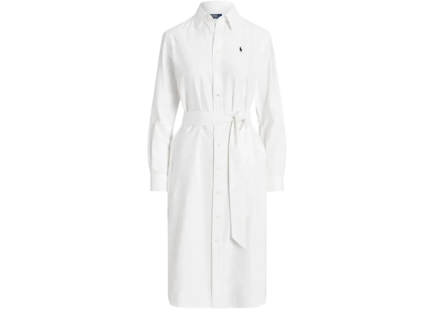 Женское платье с длинным рукавом Dress Polo Ralph Lauren, Bsr White