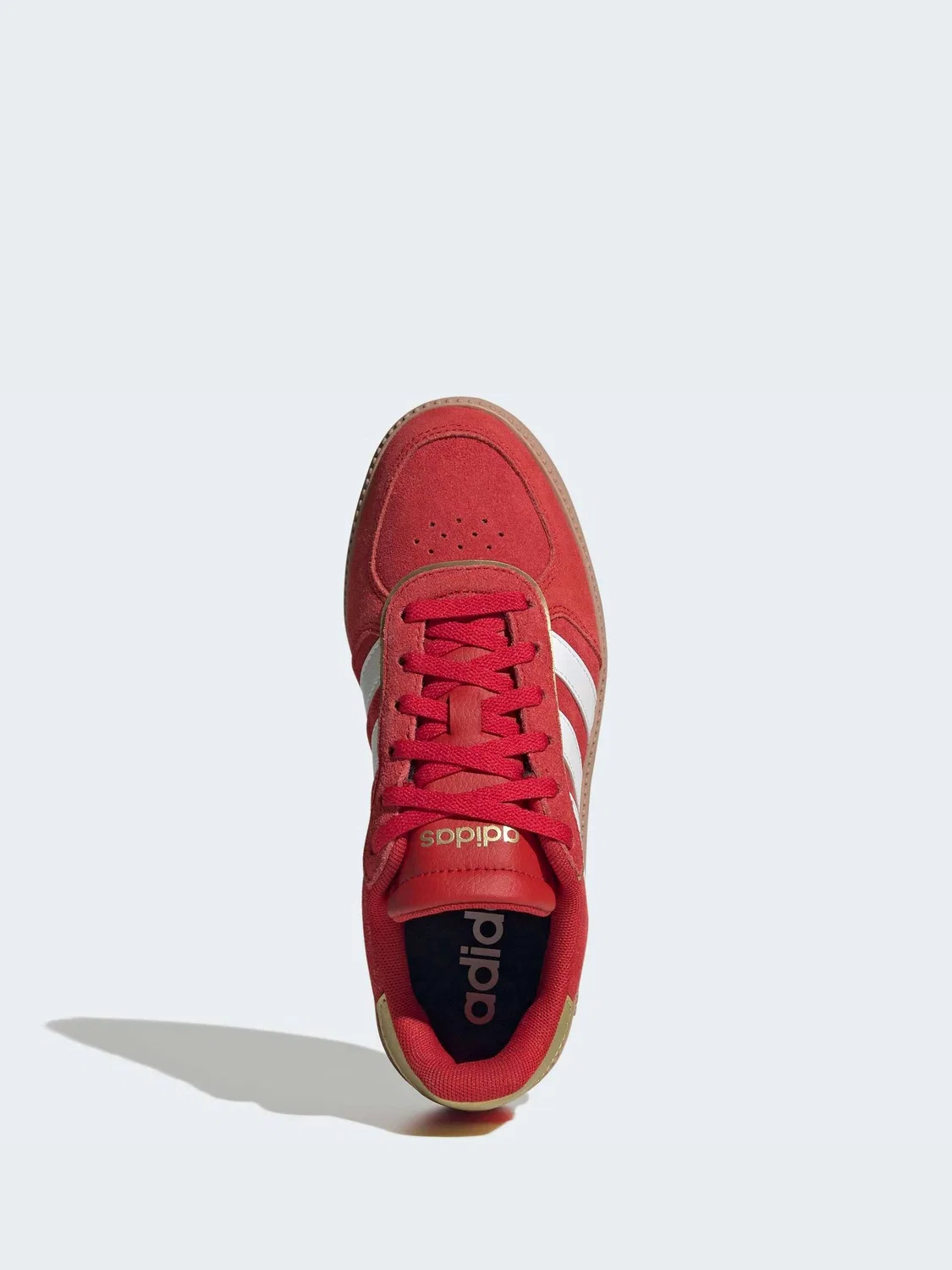 Кроссовки для мальчиков, Red Breaknet Sleek adidas, красный — фото 4
