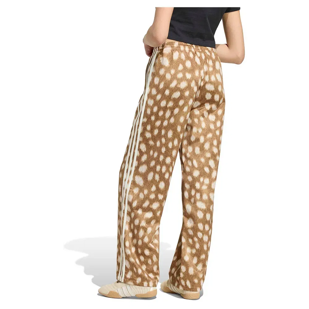 Женские спортивные брюки с принтом Animal Print Firebird Adidas Originals, Brown — фото 2