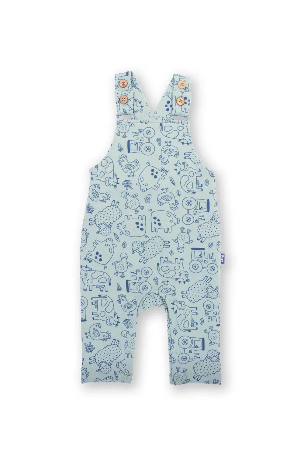 Детский комбинезон с принтом Baby Farmtime Kite, Green