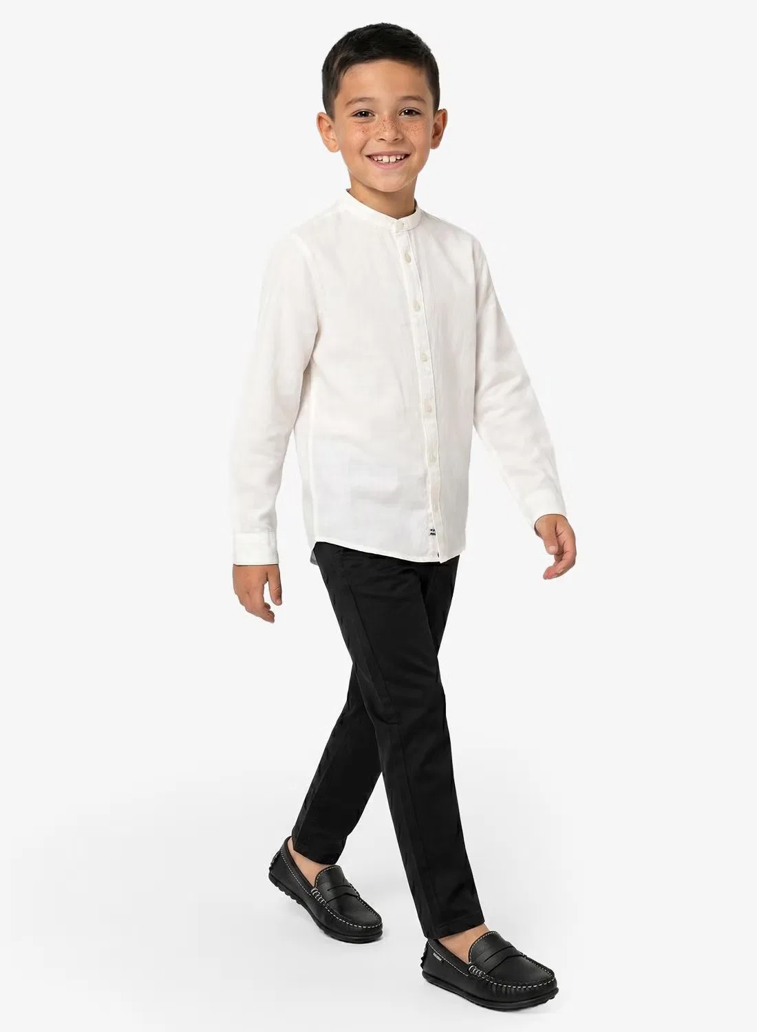 Рубашка классическая для мальчика модель jjebreeze Jack & Jones Junior, белый — фото 2