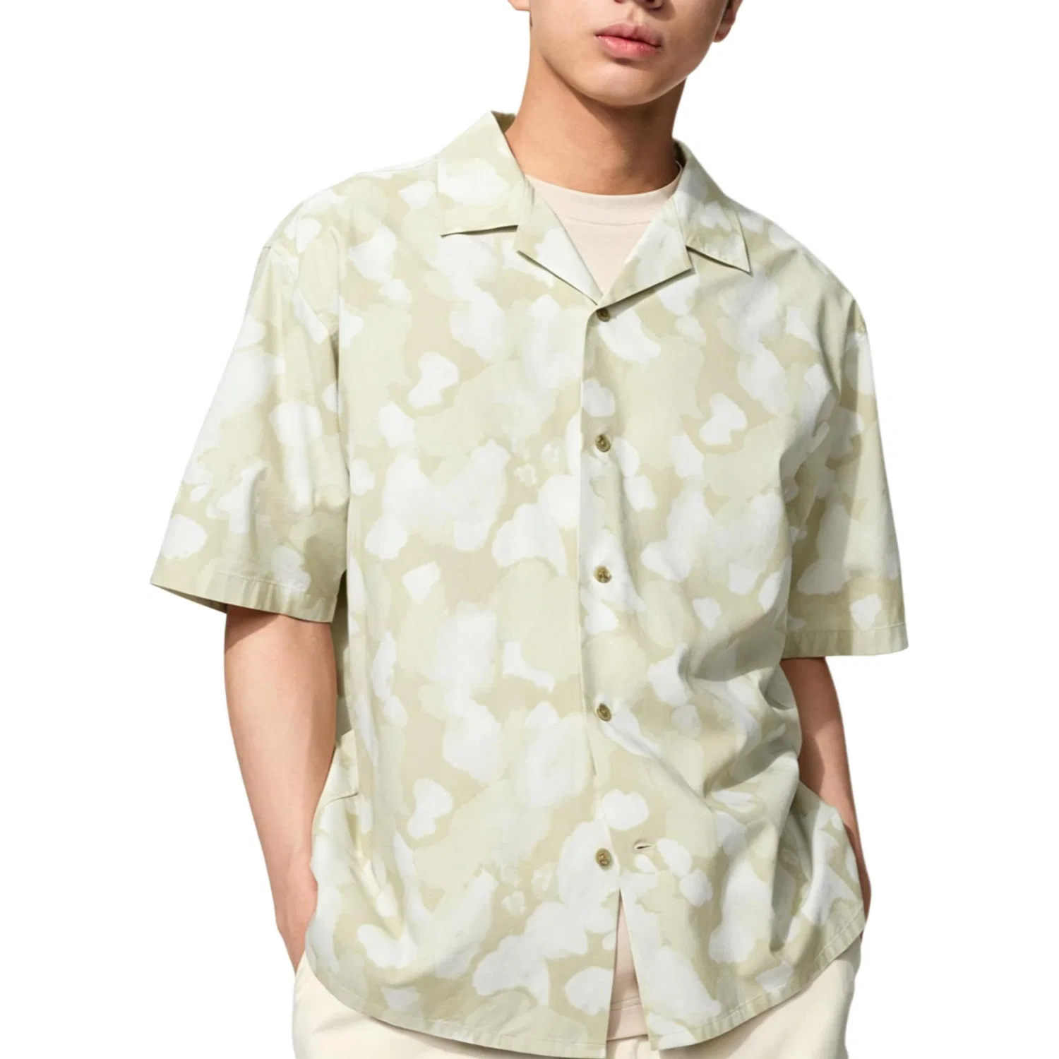 Рубашка SS26, Light Beige, UNIQLO