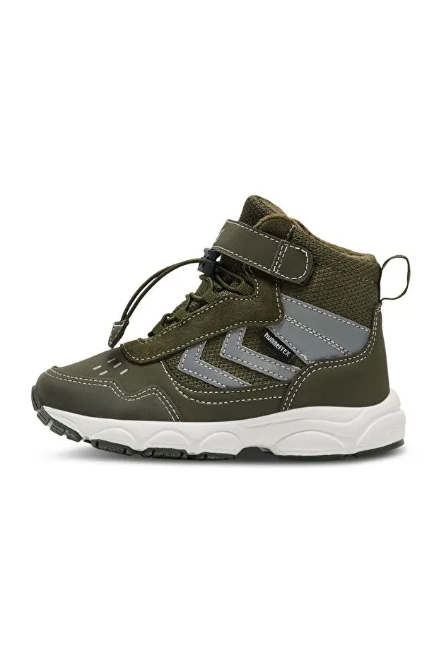 Детские ботинки для девочек на шнуровке Hummel, Khaki