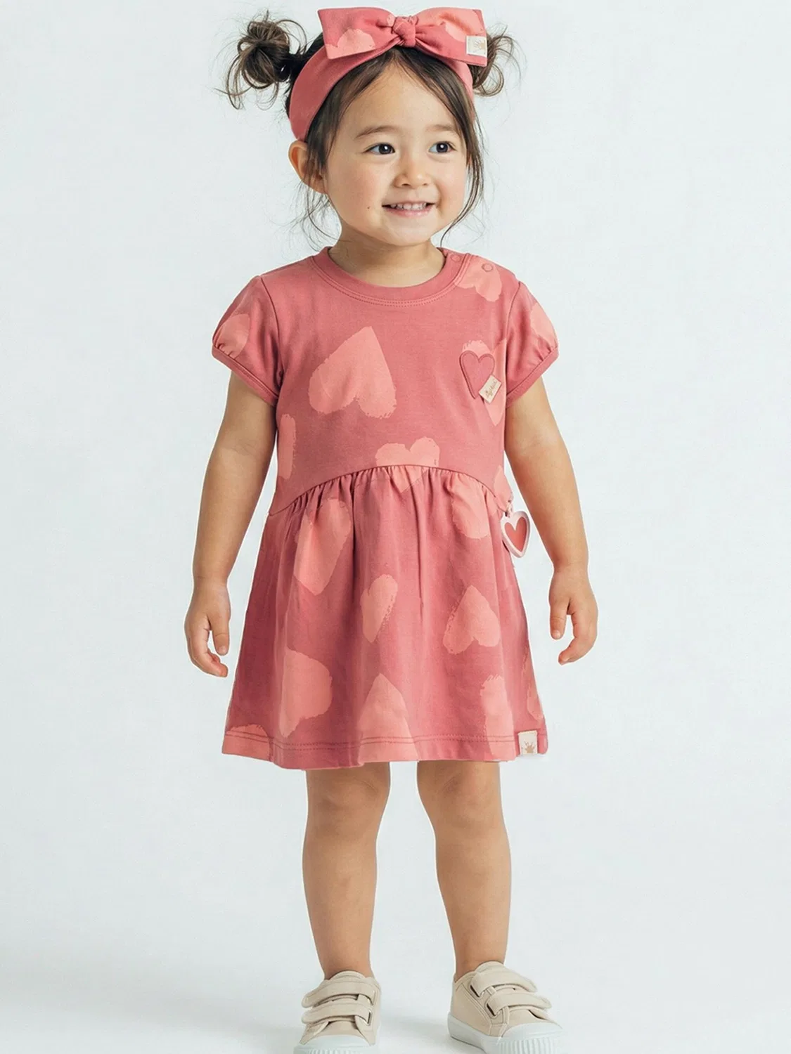 Sigikid Платье Kleid Pink Birds розового цвета — фото 2