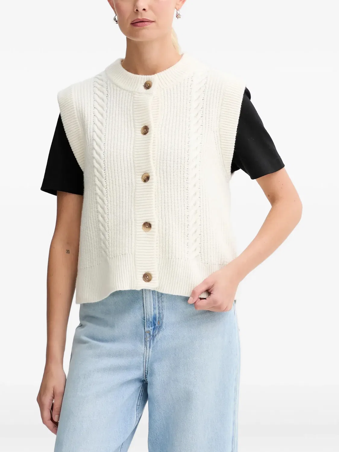 Кардиган Ines без рукавов Levi's, белый