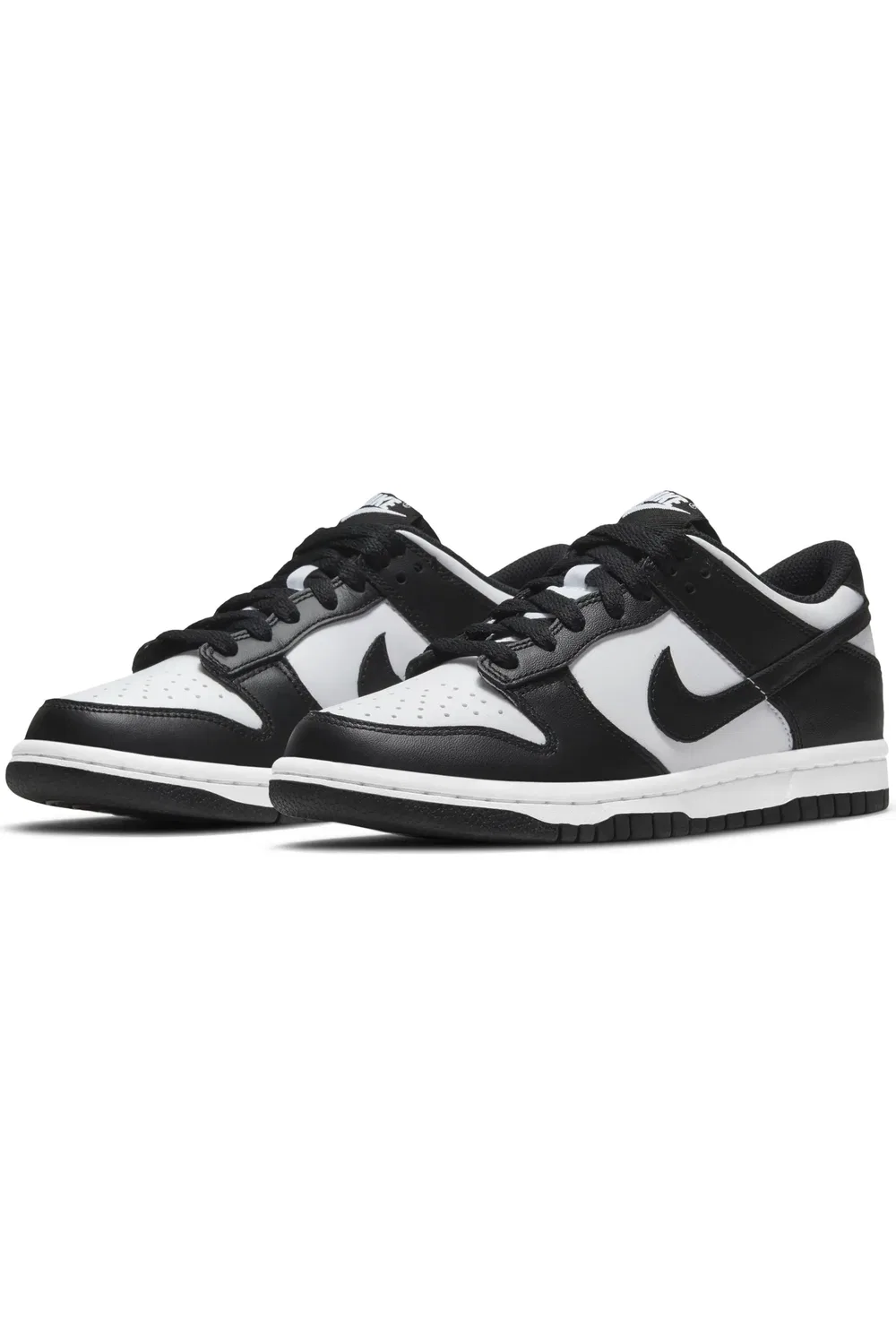 Кроссовки детские баскетбольные Dunk Low Nike, 100 белый/черный