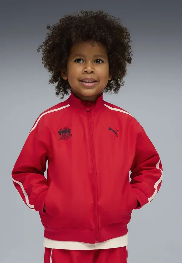 Куртка тренировочная свободного кроя с принтом Paw Patrol Puma for all time red, красный