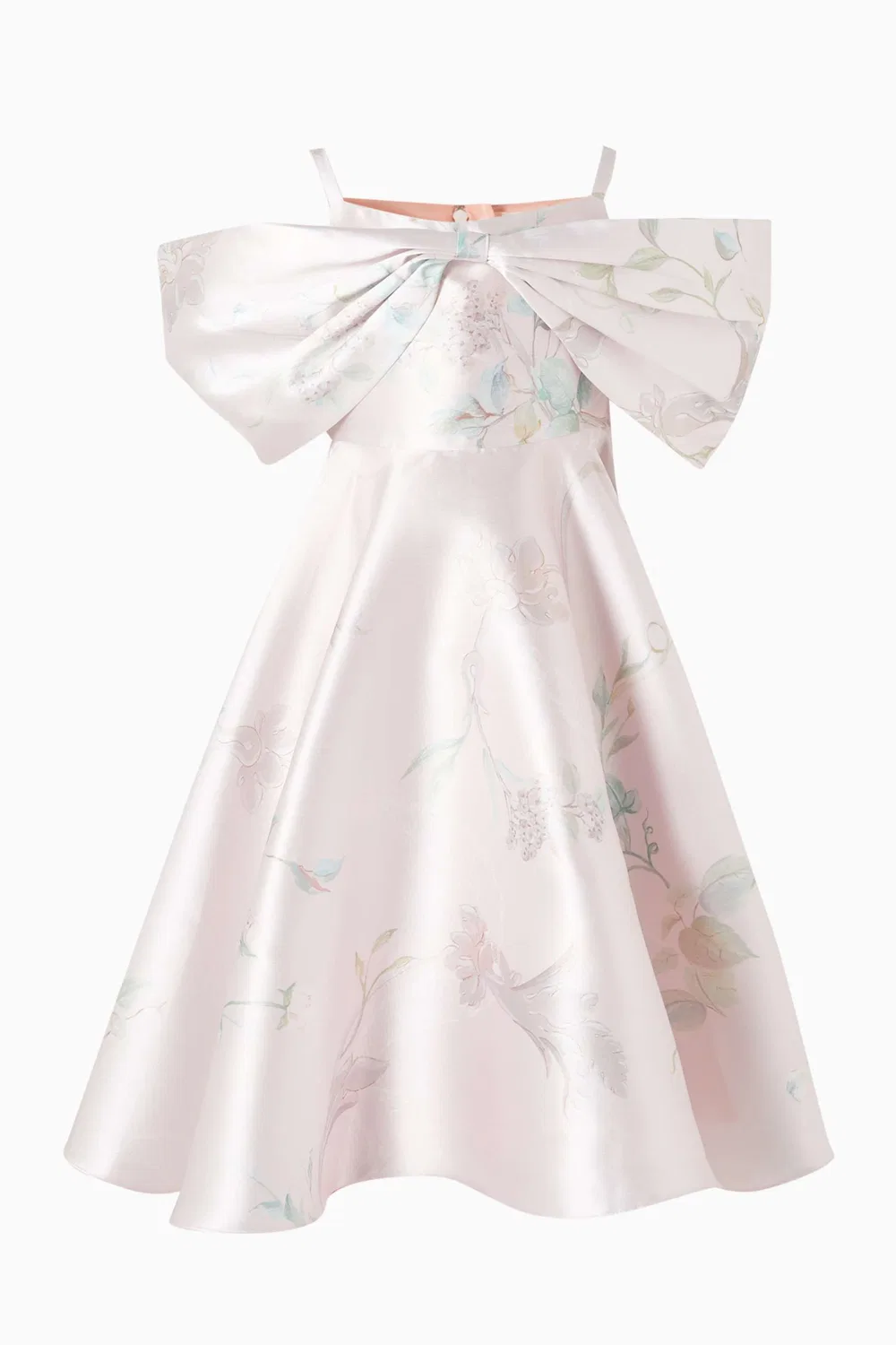 Платье с принтом Floral Bow Maison Ava