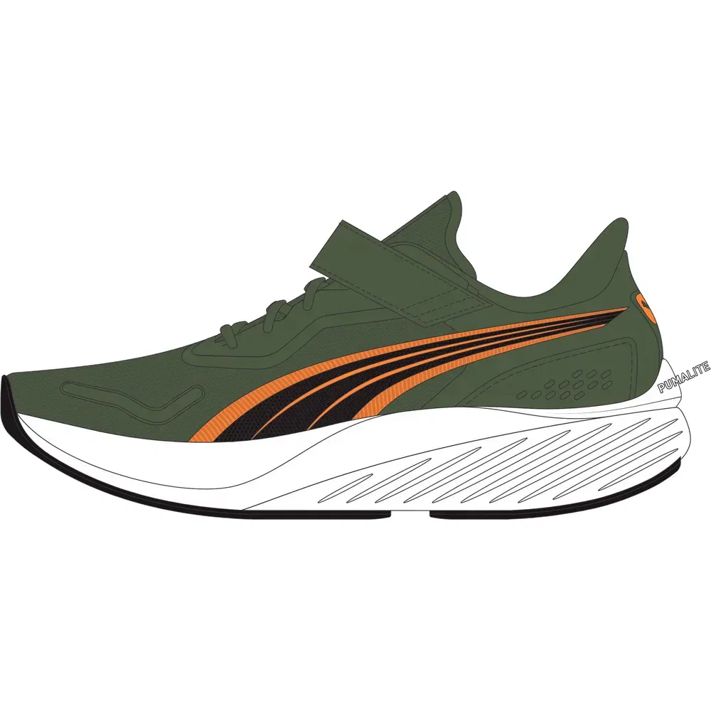 Кроссовки Pounce Lite AC+ PS Puma, белый — фото 2