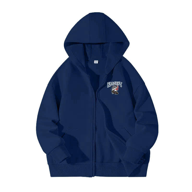 Детский свитшот с капюшоном и принтом панды Navy Blue/H National Trend Panda White K WARRIOR
