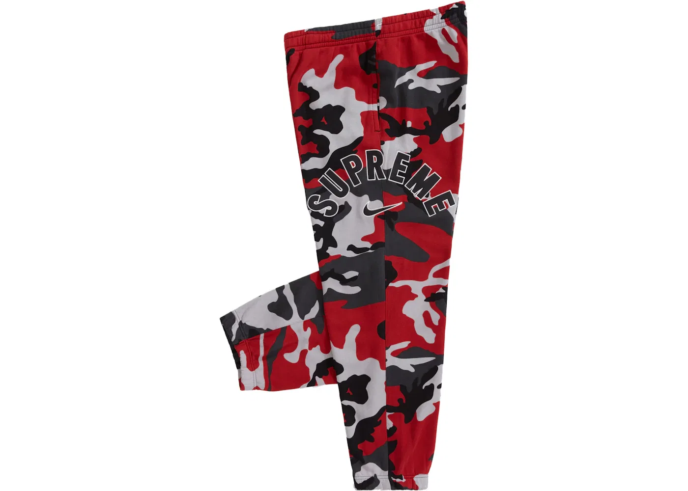 Мужские спортивные штаны с принтом Supreme Nike Arc Sweatpant, Red Camo — фото 2
