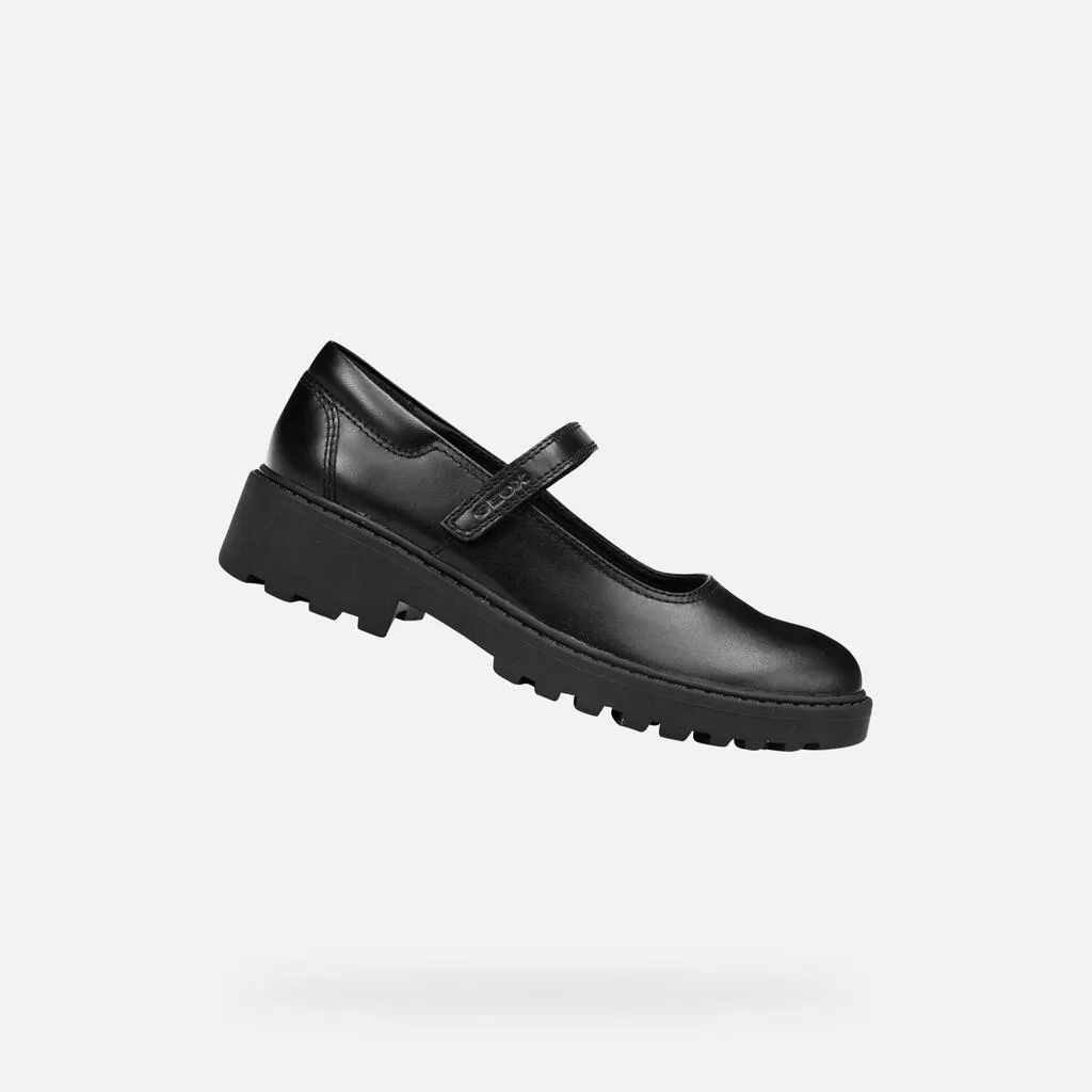 Детские кроссовки для девочек J Casey Girl Geox, Schwarz