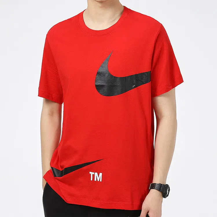 Футболка спортивная с принтом As Men's Sportswear Tee Stmt Gx University Nike, красный — фото 3