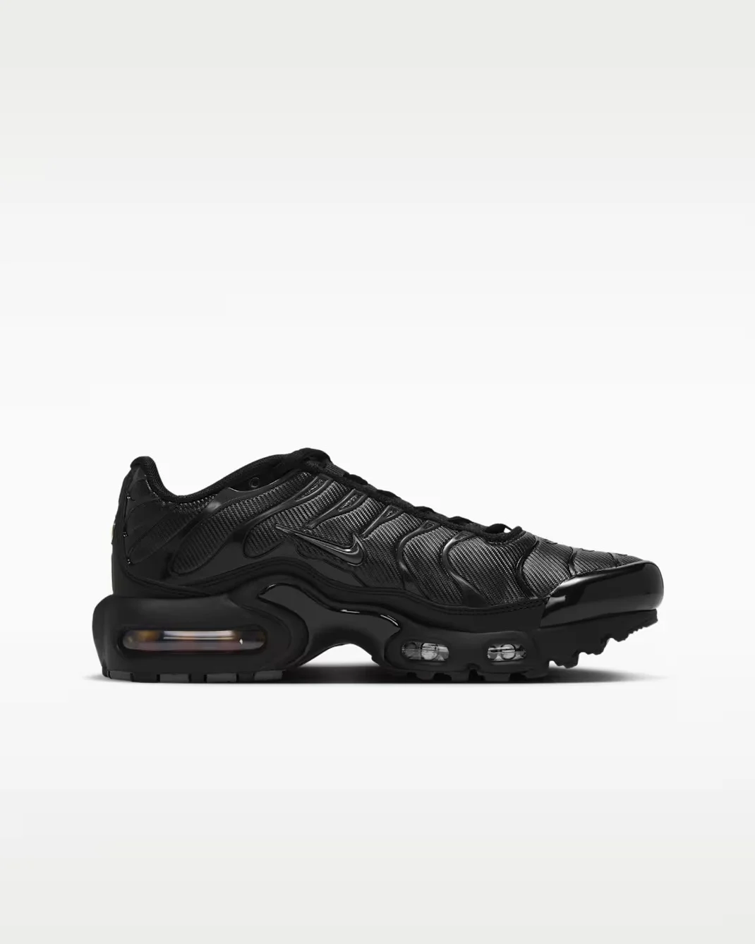 Кроссовки подростковые Nike Air Max Plus SE, черный — фото 2