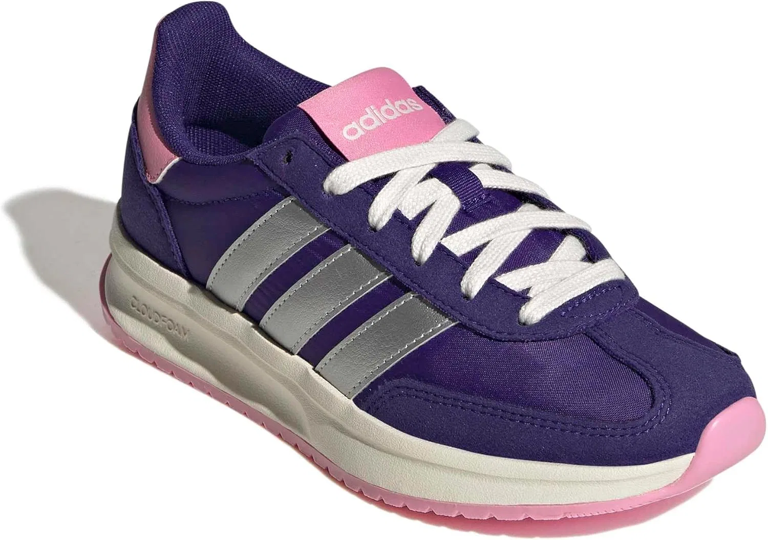 Детские кроссовки для мальчиков Run 70s 2.0 adidas, Collegiate Purple/Silver Metallic/St Tropic Bloom — фото 4