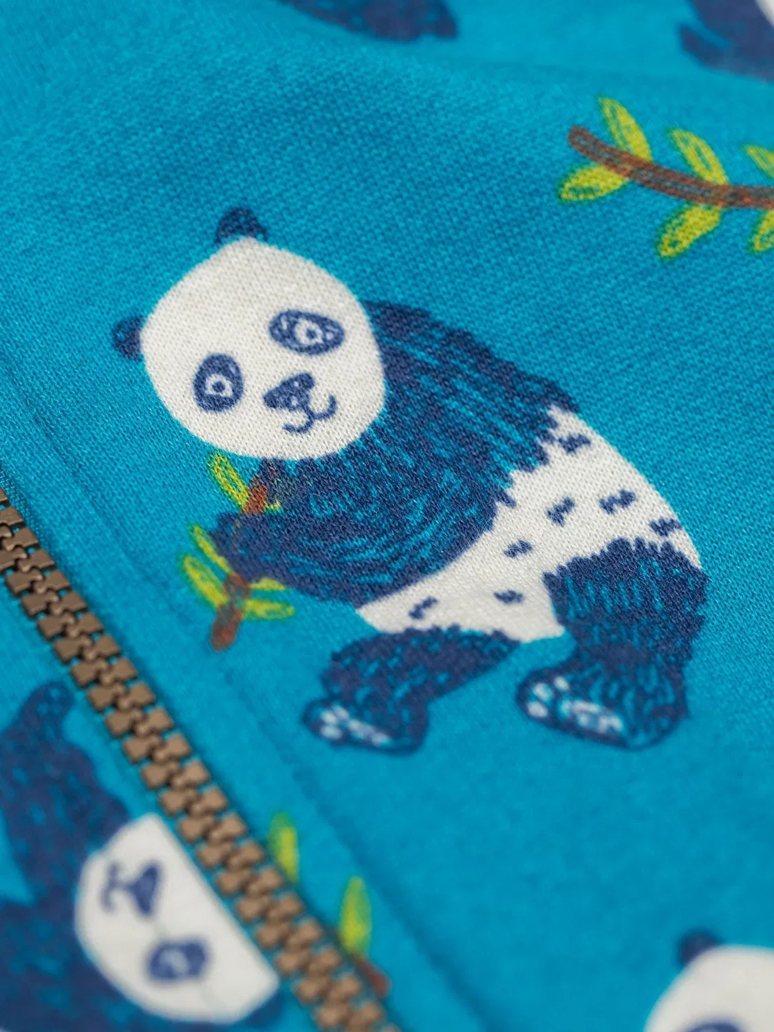 Комбинезон с принтом Frugi, синий — фото 3