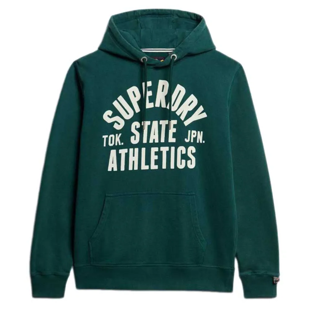 

Худи Superdry Athletic Ess, зеленый