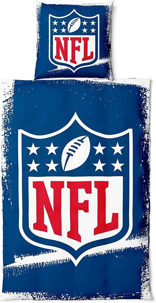 

Комплект постельного белья NFL Shield **Сырой** хлопок, молния, пододеяльник 135х200 см и наволочка 80х80 см, 4022096