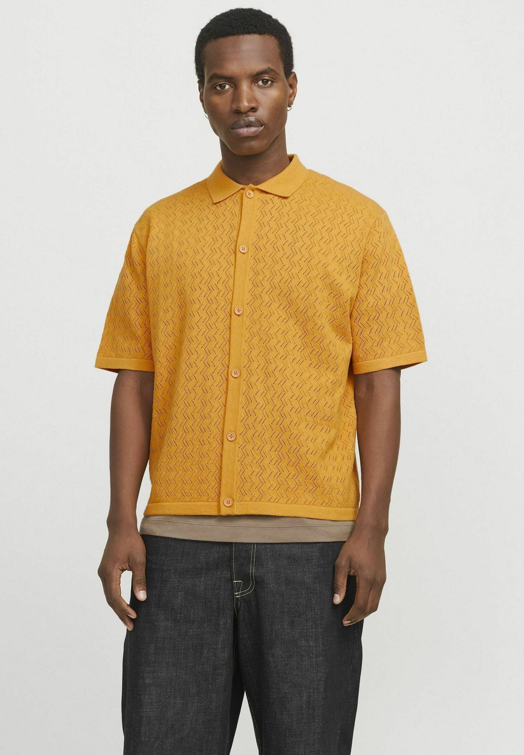 

Рубашка JORTYLER Jack & Jones PREMIUM, горчично-желтый