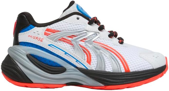 

Детские кроссовки Puma Unisex-Child Inverse (для малышей и детей постарше), белый/черный/красный/синий