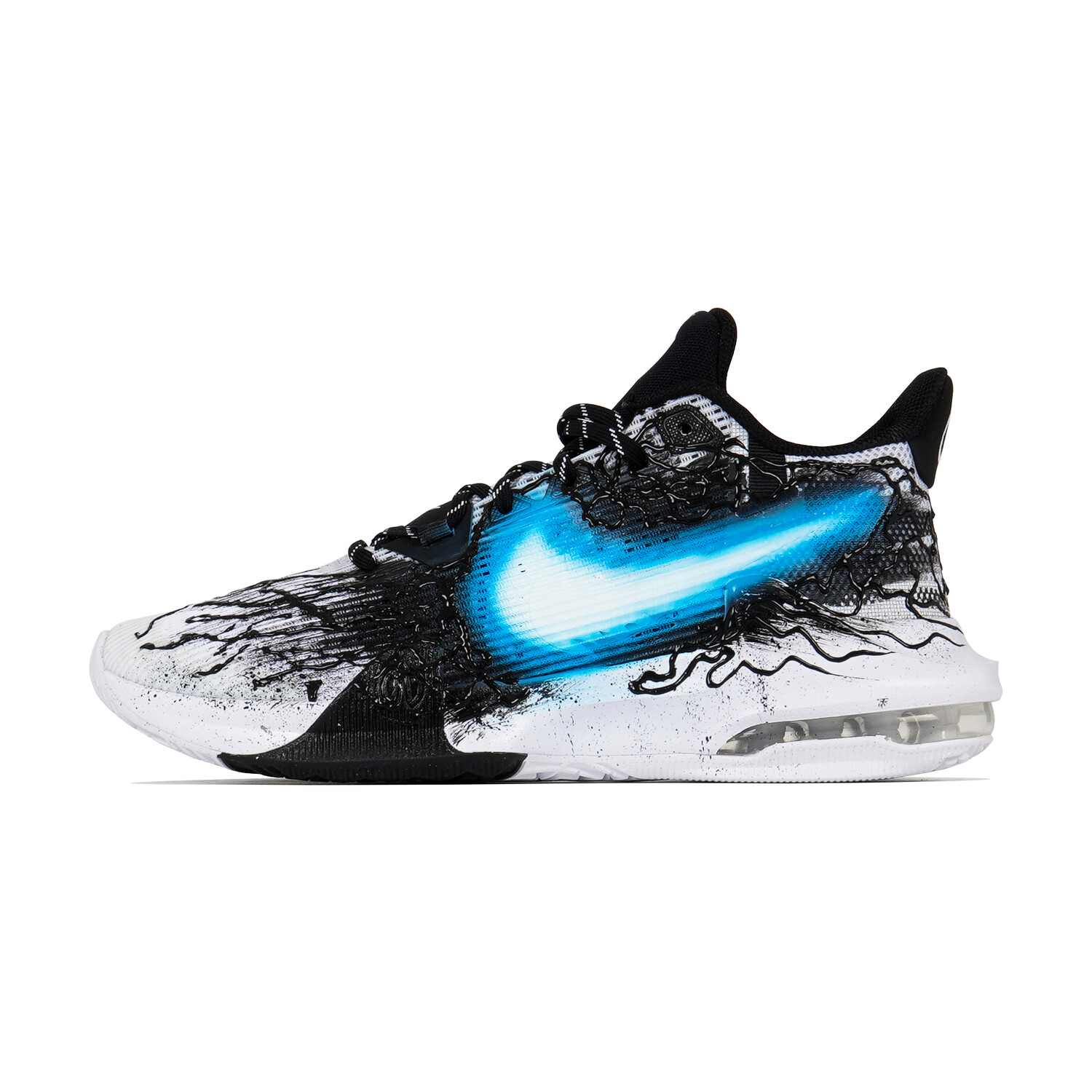 

Баскетбольные кроссовки Air Max Impact мужские с низким верхом синего цвета Nike