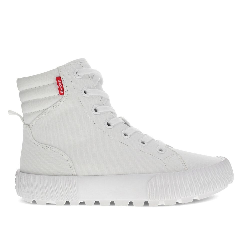 Женские высокие кроссовки Levi's Olivia CVS, цвет White Monchrome — фото 2