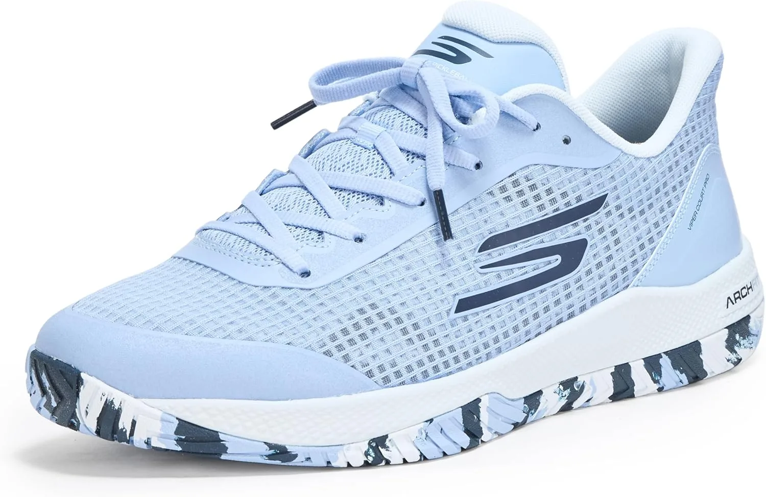 Мужские кроссовки Skechers Viper Court - спортивные кроссовки для пикбола, подходящие для игры на открытом воздухе и в воздухе, с водоотталкивающим покрытием