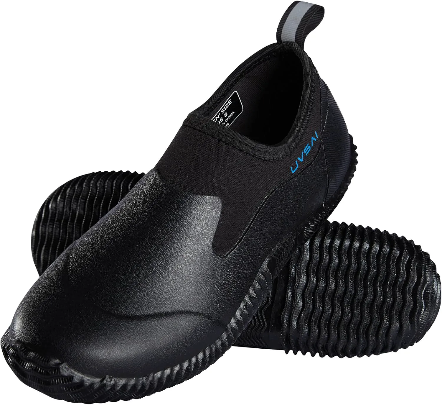 

Мужские водонепроницаемые садовые ботинки-дождевики, слипоны для садоводства, фермерства, кемпинга, ухода за газоном и работы во дворе UVSAI, черный