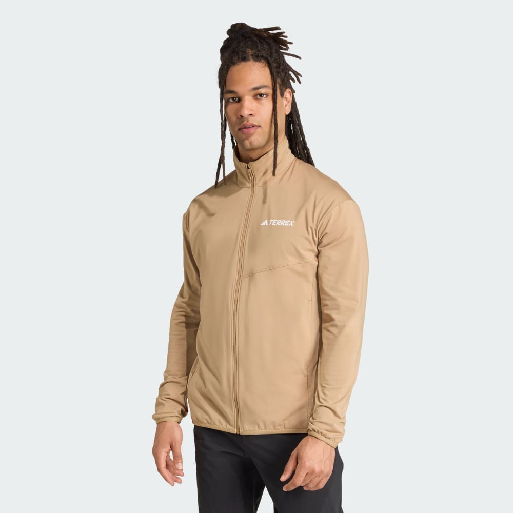 

Куртка Adidas Terrex Multi CLIMAWARM Full-Zip Tech Fleece Jacket, цвет Cardboard