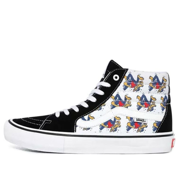 

Кроссовки skate wolf sk8-hi pro 'black white' Vans, черный