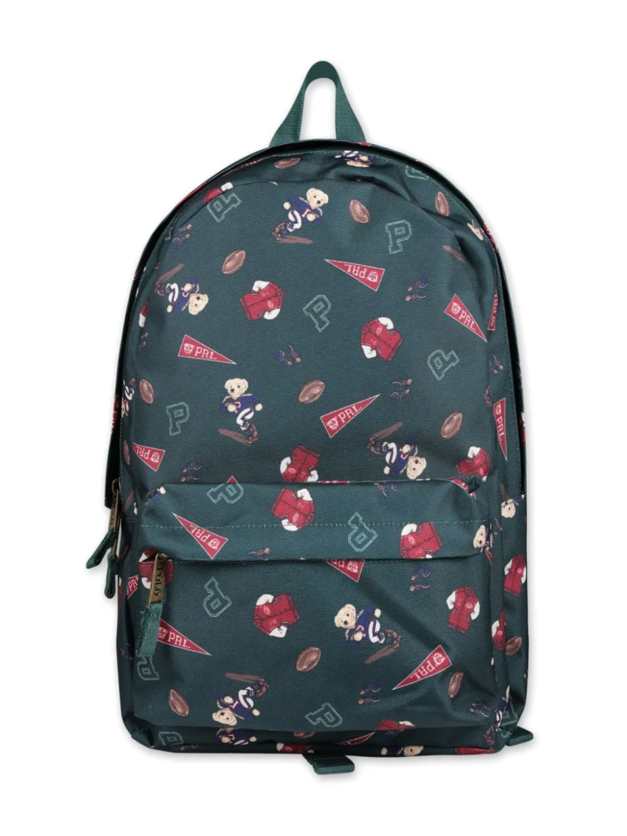 

POLO RALPH LAUREN KIDS рюкзак Teddy Bear, зеленый
