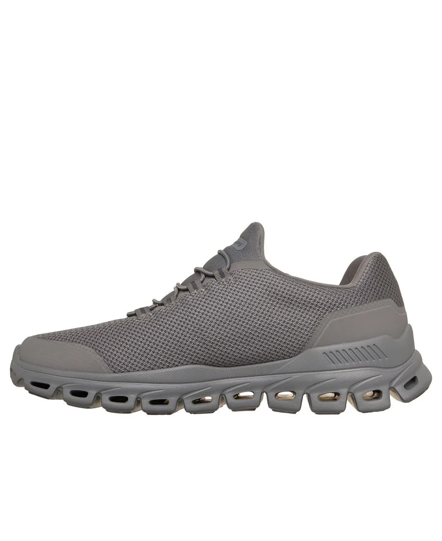 Мужские повседневные кроссовки Glide-Step - Noltek Air-Cooled Memory Foam от Finish Line Skechers, темно-серый — фото 3