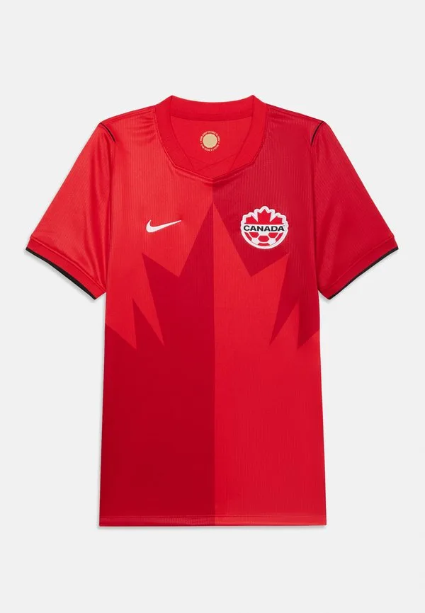 Домашняя спортивная футболка сборной канады Nike Performance, University Red/Gym Red/Black/White — фото 3