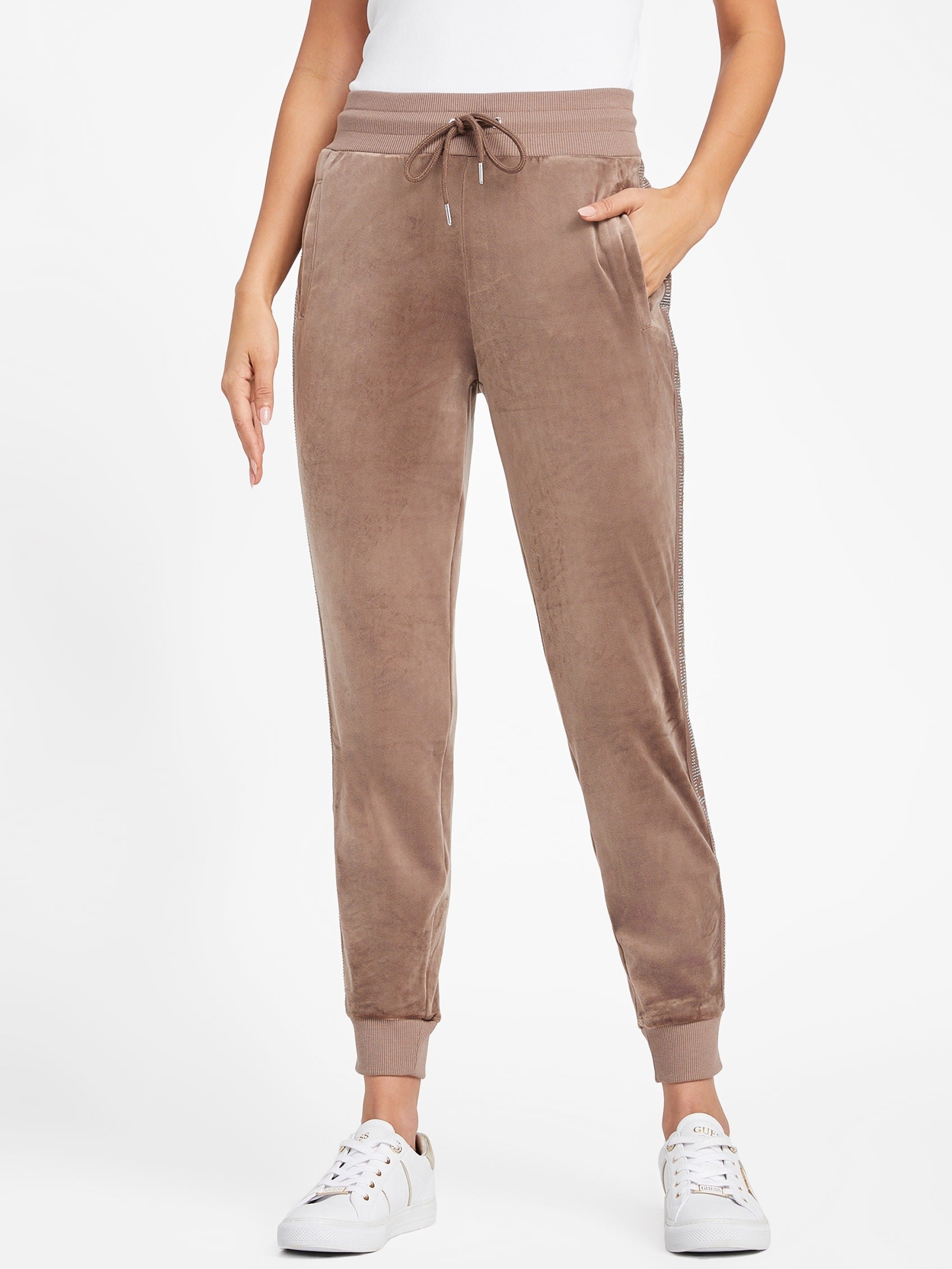 

Спортивные штаны Mercedes Velour Guess Factory, цвет ferrum