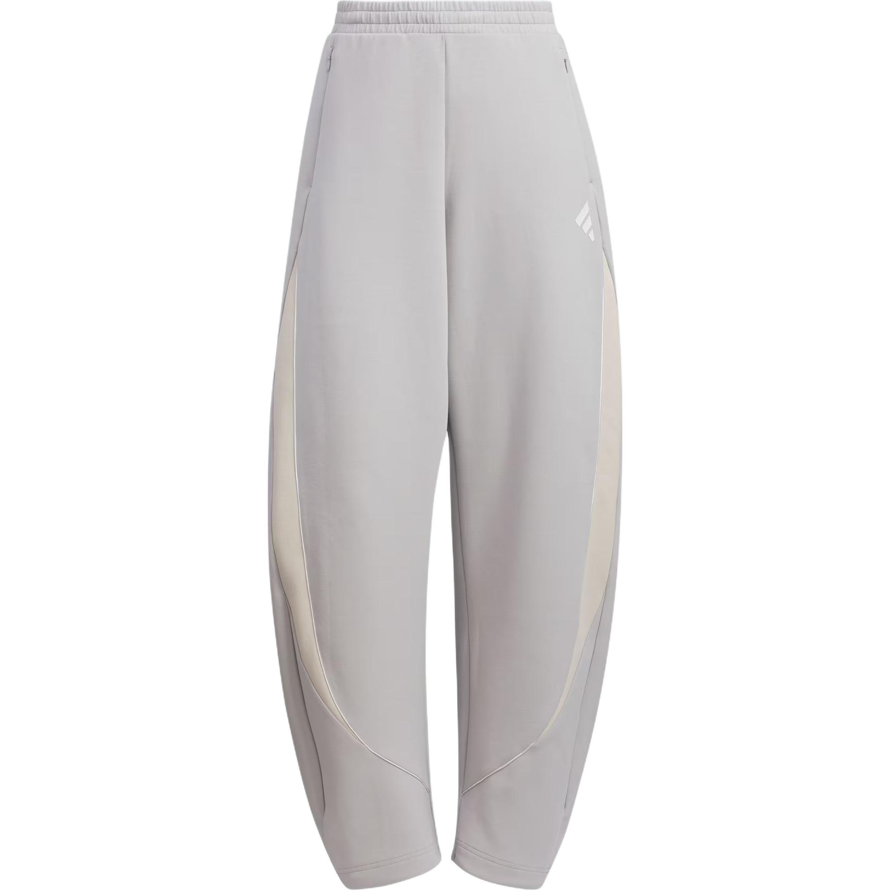 

Трикотажные спортивные брюки женские light gray Adidas, светло-серый