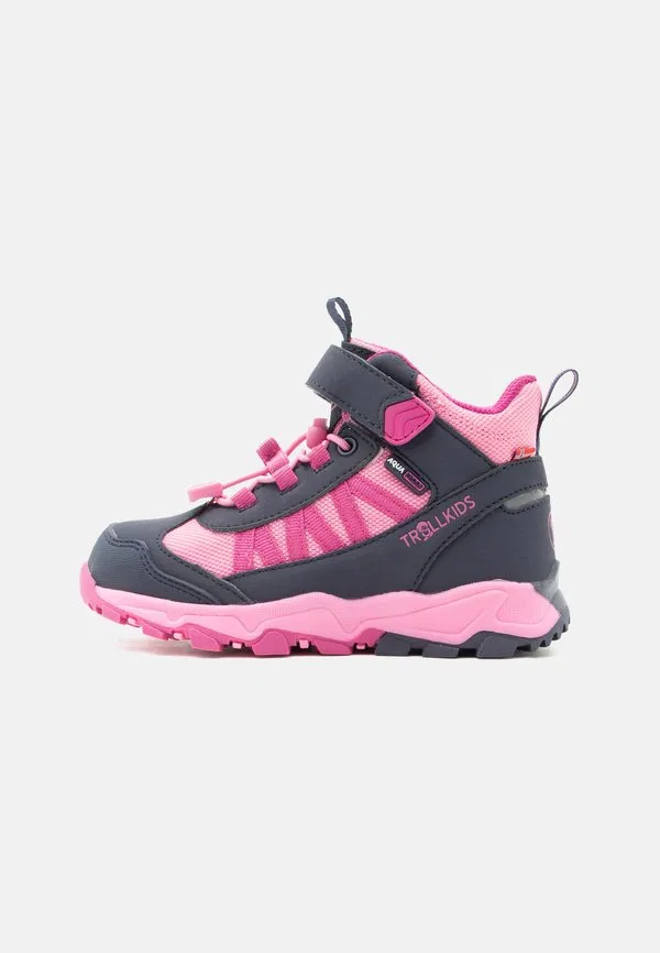 Походные ботинки средней высоты tronfjell Trollkids, Fresh Berry/Candy Pink/Graphite