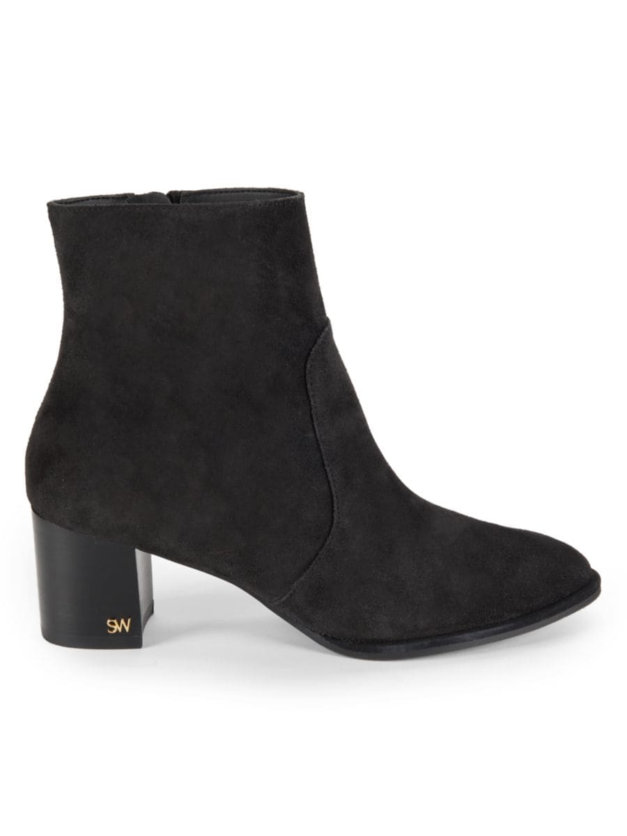 Кожаные ботильоны Rylan Stuart Weitzman, черный