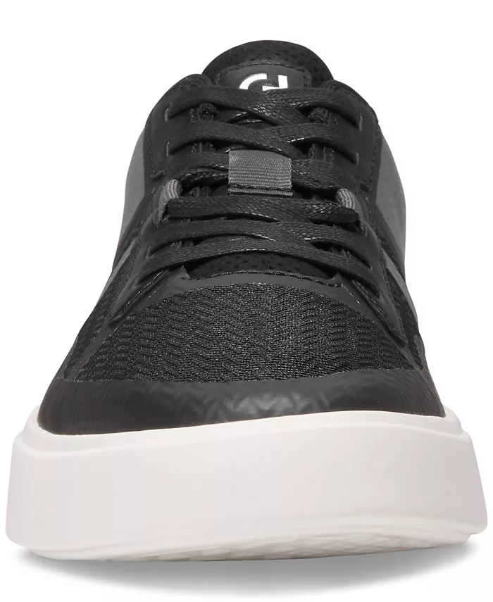 Мужские кроссовки Grand Crosscourt Winner из комбинированных материалов на шнуровке Cole Haan, черный — фото 3