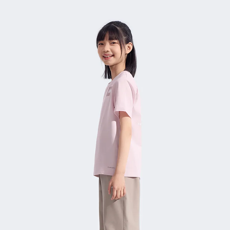 Футболка для детей с круглым вырезом THE NORTH FACE, Twilight Cherry Blossom Pink — фото 4