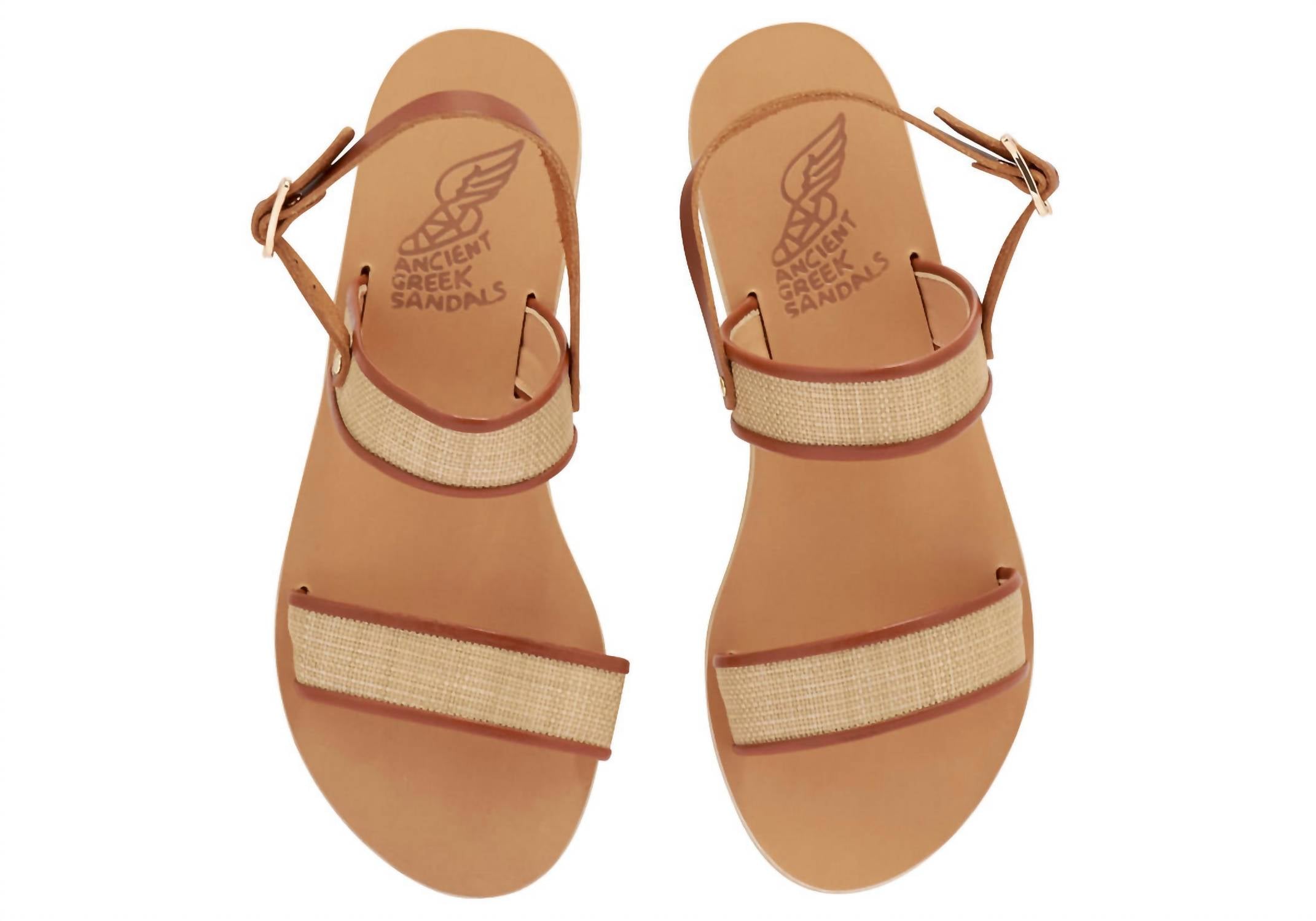 Сандалии Clio из линокото Ancient Greek Sandals, цвет lino-cotto — фото 2