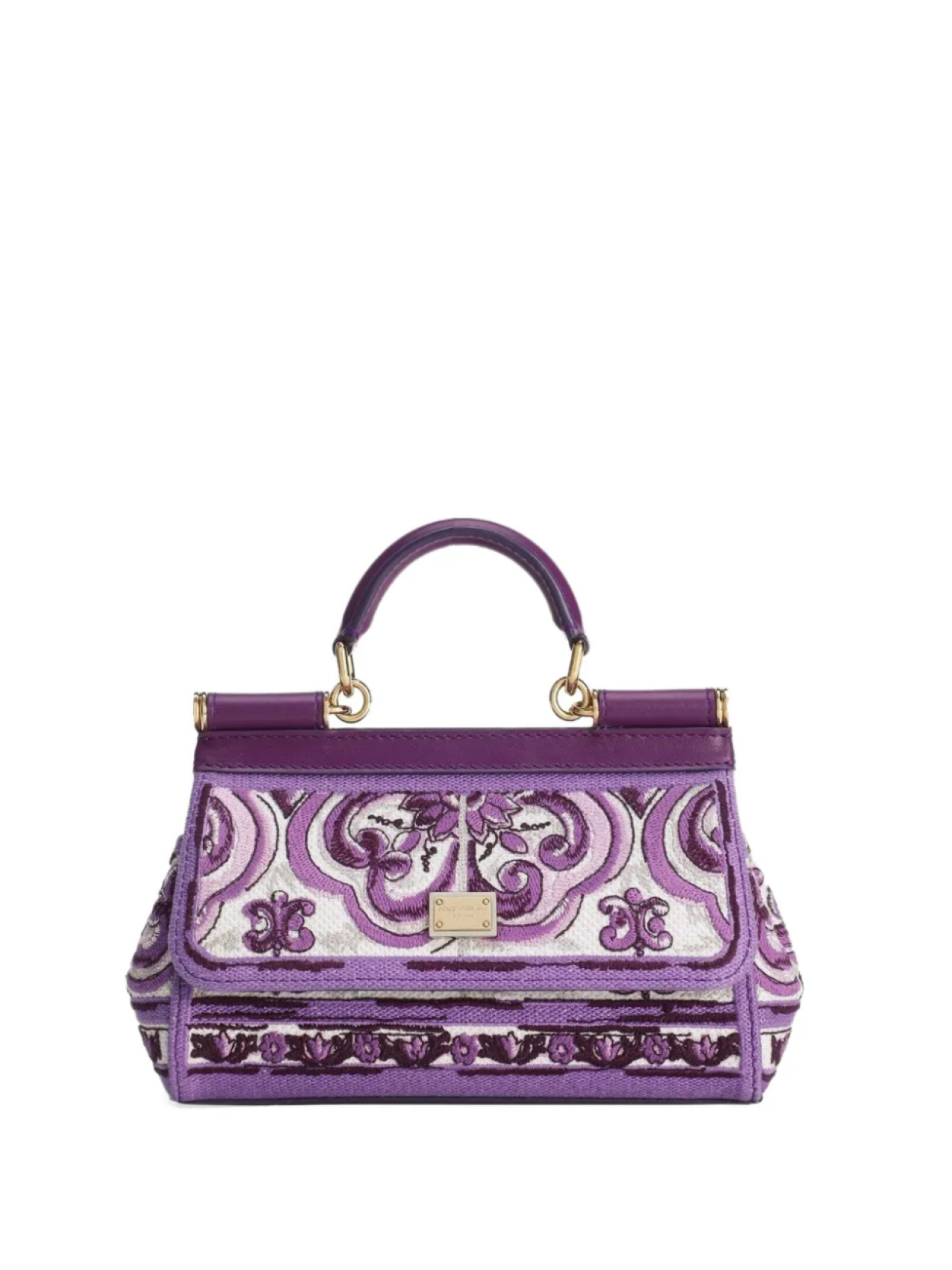 

Dolce & Gabbana маленькая сумка-тоут Sicily, фиолетовый